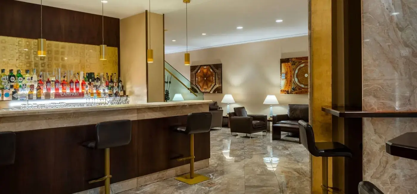 Bar view of Unahotels Galles Milano Milan, Italy